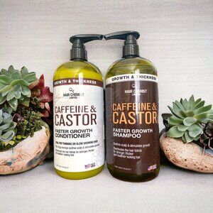 Hair Chemist Limited ~ Caffeine & Castor Faster Growth Shampoo & Conditioner